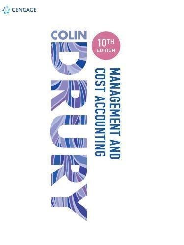 Management And Cost Accounting 10Th Edition by Colin Drury -