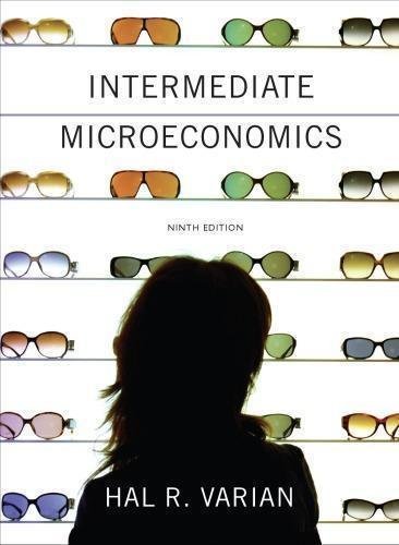 Intermediate Microeconomics A Modern Approach 9Th Edition by Hal R. Varian - 978-0393919677
