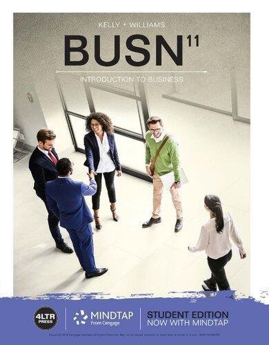 Busn11 11Th Edition by Marce Kelly, Chuck Williams  11 edition (February 2, 2018)  Language:English -