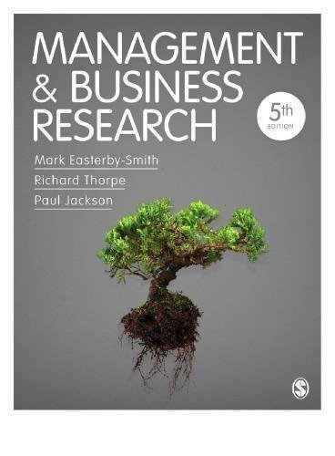 Management And Business Research 5Th Edition