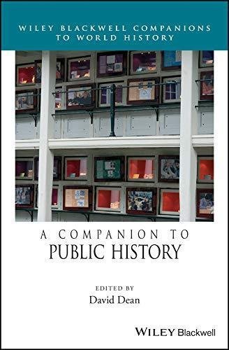 A Companion To Public History by D M Dean - 1118508947