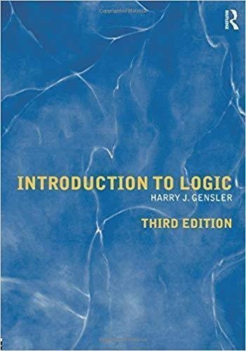 Introduction To Logic 3Rd Edition by Harry J. Gensler - 978-1138910591