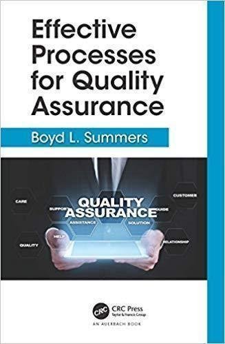 Effective Processes For Quality Assurance by Summers, Boyd L - 9780429056062