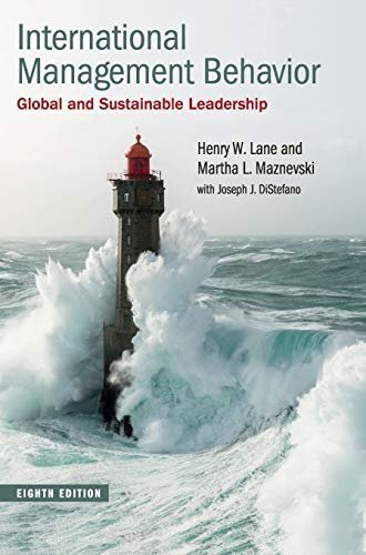 International Management Behavior Global And Sustainable Leadership 8Th Edition by  -