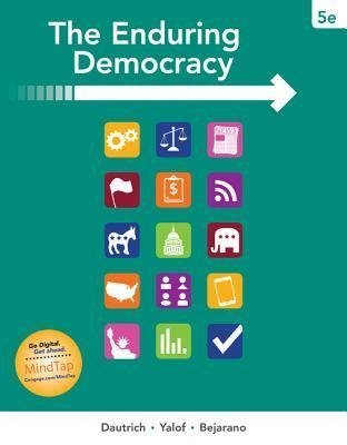 The Enduring Democracy 5Th Edition by Kenneth Dautrich - 1337092983