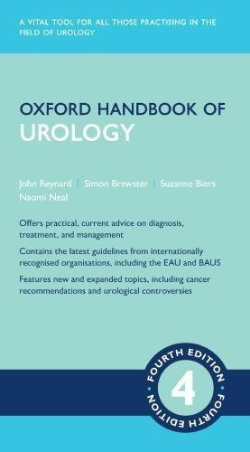 Oxford Handbook Of Urology by John Reynard, Simon F. Brewster, Suzanne Biers, Naomi Laura Neal - 9780198783480