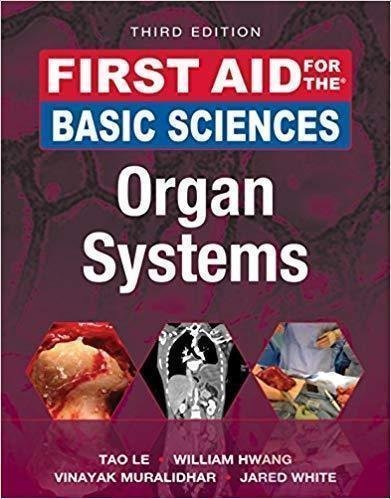 First Aid For The Basic Sciences Organ Systems 3Rd Edition by Tao Le et al. Year: 2017 - 9781259587030