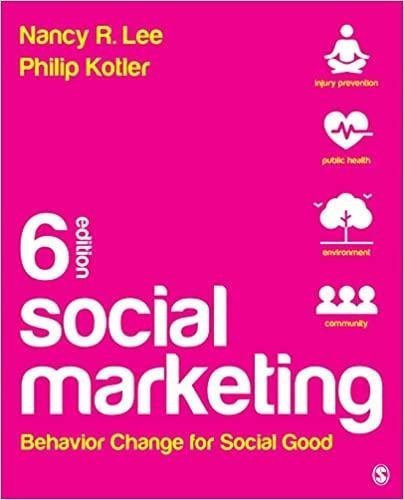 Social Marketing Behavior Change For Social Good 6Th Edition by Kotler, Philip; Lee, Nancy - 9781544351490