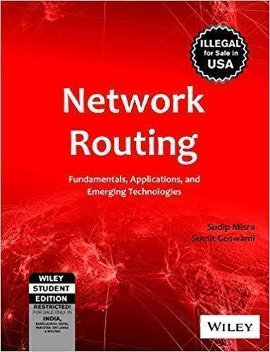 Network Routing Fundamentals Applications And Emerging Technologies by  -