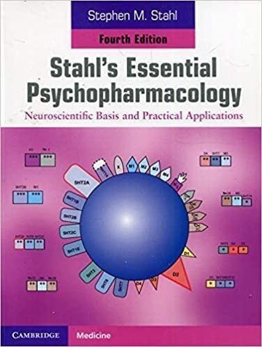 Stahls Essential Psychopharmacology Neuroscientific Basis And Practical Applications 4Th Edition by Stephen M. Stahl  4 edition (April 11 2013)  Language:English -