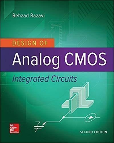 Design Of Analog Cmos Integrated Circuits 2Nd Edition
