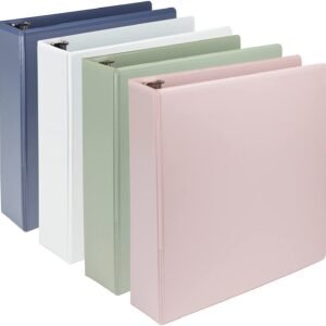 2" Durable D-Ring View Binder 4 Pack by  -