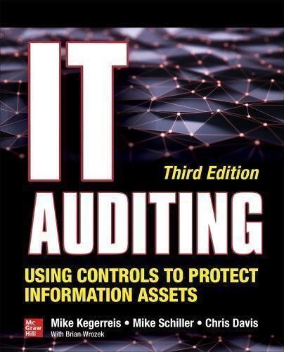 It Auditing Using Controls To Protect Information Assets 3Rd Edition by Mike Kegerreis,Mike Schiller,Chris Davis - 978-1-26-045323-2