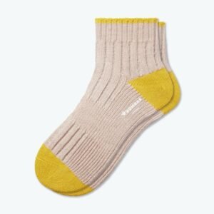 Women's Merino Wool Blend Sweater Quarter Socks