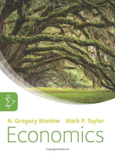 Economics 3Rd Edition by Mark P. Taylor, N. Gregory Mankiw - 1408093790