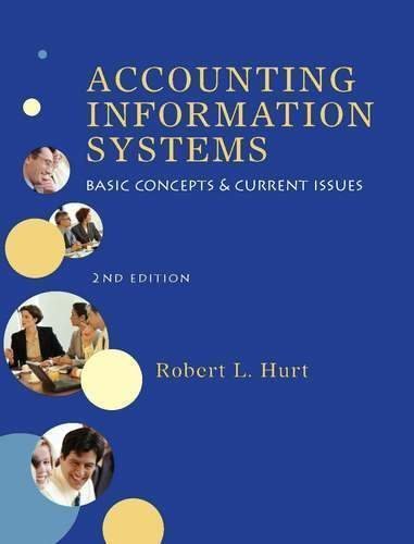 Accounting Information Systems Basic Concepts And Current Issues 2Nd Edition by Robert L. Hurt  2nd edition (October 29, 2009)  Language:English -