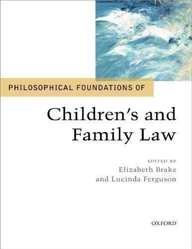 Philosophical Foundations Of Childrens And Family Law by Elizabeth Brake; Lucinda Ferguson Series: Philosophical Foundations of Law nnReturn and Refund: 30 days free exchange for quality issues such as missing pagesnnSupport: For any question before & after sales, simply support@shelfandstory.comnnFeature: Searchable and zoomable texts / Permanent access / Can be read on major smart devices -