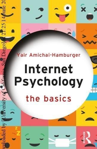 Internet Psychology The Basics by Yair Amichai-Hamburger Series: The Basics - 9781138656055