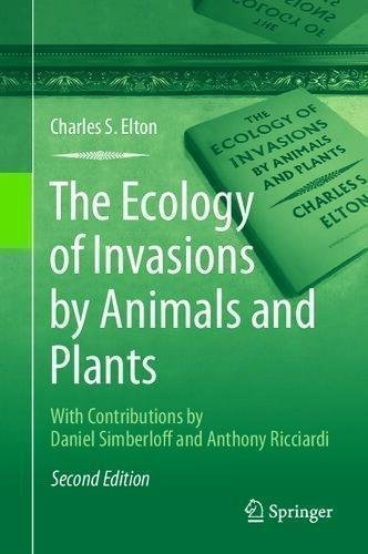 The Ecology Of Invasions by Charles S. Elton  2nd ed. 2020 edition (March 11, 2020)  Language:English -