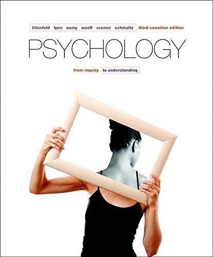 Psychology From Inquiry To Understanding 3Rd Edition by Scott O. Lilienfeld et al. - 0133870286
