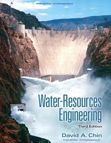 Water Resources Engineering 3Rd Edition by David A. Chin Series: 3rd Edition Year: 2013 nnReturn and Refund: 30 days free exchange for quality issues such as missing pagesnnSupport: For any question before & after sales, simply support@shelfandstory.comnnFeature: Searchable and zoomable texts / Permanent access / Can be read on major smart devices -