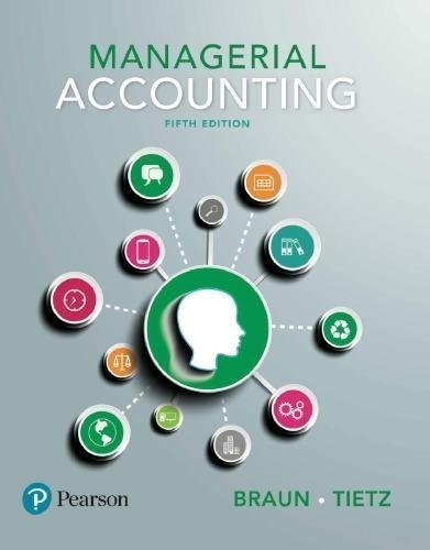 Managerial Accounting 5Th Edition