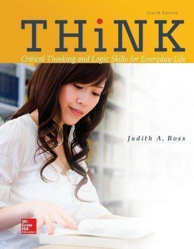 THiNK 4th Edition by Judith A. Boss Year: 2017 - 1259690881